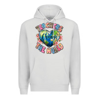 Dove Grey teachers change the world Premium Hoodie - JahusDesignShop