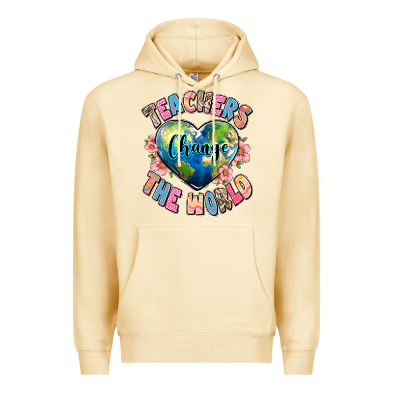 Teachers Change The World Premium Hoodie by JahusDesignShop | Teevron