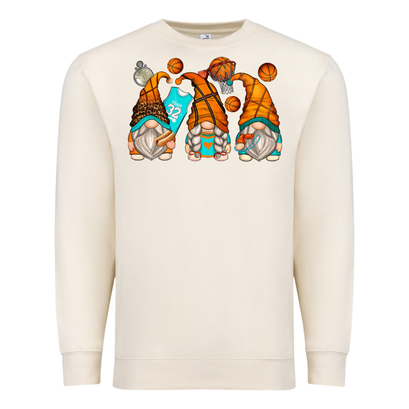 Basketball Gnomes Premium Sweatshirt by Zillion Design Studio | Teevron