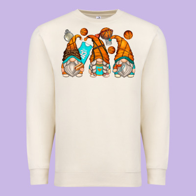 Basketball Gnomes Premium Sweatshirt Designed By Zillion Design Studio