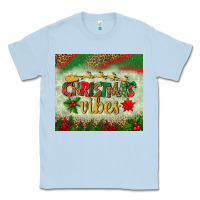 Dusty Blue christmas vibes tumbler Classic Tee - BundleAndBundleShop
