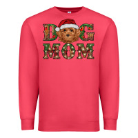 Cardinal Christmas Toy Poodle Dog Mom Premium Sweatshirt - RanaPortraitStore
