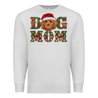Dove Grey Christmas Toy Poodle Dog Mom Premium Sweatshirt - RanaPortraitStore