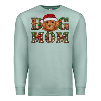 Seafoam Christmas Toy Poodle Dog Mom Premium Sweatshirt - RanaPortraitStore