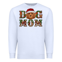 White Christmas Toy Poodle Dog Mom Premium Sweatshirt - RanaPortraitStore