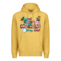 Antique Gold best school counselor ever Premium Hoodie - AdoDesignShop