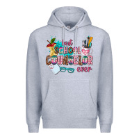 Heather Grey best school counselor ever Premium Hoodie - AdoDesignShop