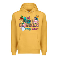 Mustard best school counselor ever Premium Hoodie - AdoDesignShop