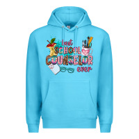 Ocean Blue best school counselor ever Premium Hoodie - AdoDesignShop