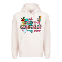 Pale Pink best school counselor ever Premium Hoodie - AdoDesignShop