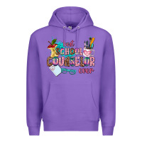 Purple best school counselor ever Premium Hoodie - AdoDesignShop