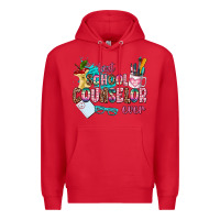 Red best school counselor ever Premium Hoodie - AdoDesignShop
