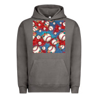 Pigment Tornado baseball paisley and jean pattern, baseball seamless pattern Urban Hoodie - JahusDesignShop