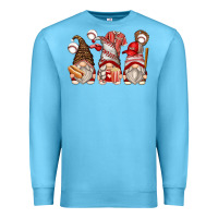 Ocean Blue baseball gnomes Premium Sweatshirt - Zillion Design Studio