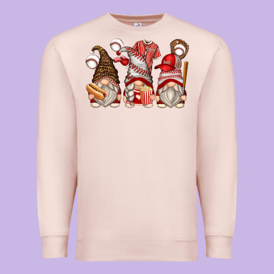 Baseball Gnomes Premium Sweatshirt Designed By Zillion Design Studio
