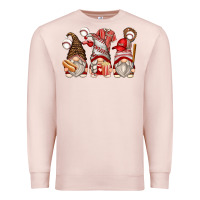 Pale Pink baseball gnomes Premium Sweatshirt - Zillion Design Studio