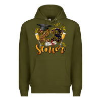 Army Green 23 senıor wıth champagne Premium Hoodie - AdoDesignShop