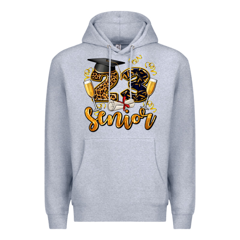 23 Senıor Wıth Champagne Premium Hoodie by AdoDesignShop | Teevron