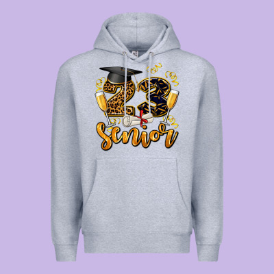 23 Senıor Wıth Champagne Premium Hoodie Designed By Adodesignshop