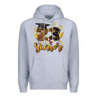 Heather Grey 23 senıor wıth champagne Premium Hoodie - AdoDesignShop