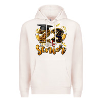 Pale Pink 23 senıor wıth champagne Premium Hoodie - AdoDesignShop