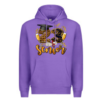 Purple 23 senıor wıth champagne Premium Hoodie - AdoDesignShop