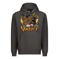 Smoke 23 senıor wıth champagne Premium Hoodie - AdoDesignShop