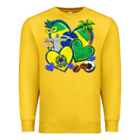 Lemon brazil hearts Premium Sweatshirt - texasbilliewilder