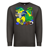 Smoke brazil hearts Premium Sweatshirt - texasbilliewilder