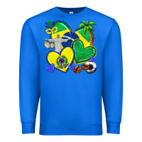 True Royal brazil hearts Premium Sweatshirt - texasbilliewilder