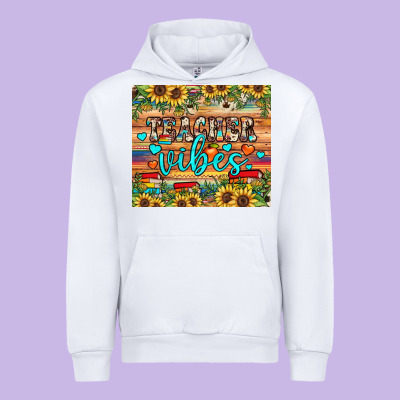 Teacher Vibes Urban Hoodie Designed By Jahusdesignshop
