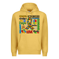 Antique Gold autism awareness Premium Hoodie - JahusDesignShop