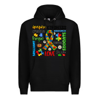 Black autism awareness Premium Hoodie - JahusDesignShop