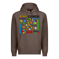 Coffee autism awareness Premium Hoodie - JahusDesignShop