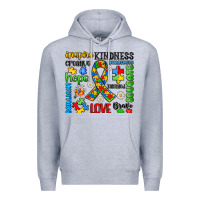 Heather Grey autism awareness Premium Hoodie - JahusDesignShop