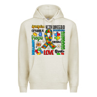 Oatmeal Heather autism awareness Premium Hoodie - JahusDesignShop