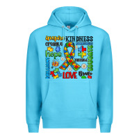 Ocean Blue autism awareness Premium Hoodie - JahusDesignShop