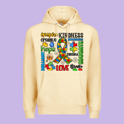 Autism Awareness Premium Hoodie Designed By Jahusdesignshop