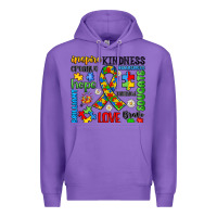 Purple autism awareness Premium Hoodie - JahusDesignShop