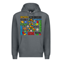 Rock autism awareness Premium Hoodie - JahusDesignShop