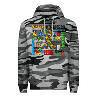 Slate Camo autism awareness Premium Hoodie - JahusDesignShop
