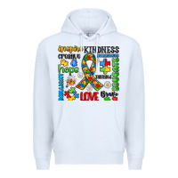 White autism awareness Premium Hoodie - JahusDesignShop