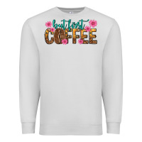 Dove Grey but first coffee Premium Sweatshirt - texasbilliewilder