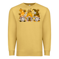 Antique Gold bumble bee gnomes Premium Sweatshirt - Zillion Design Studio