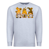 Heather Grey bumble bee gnomes Premium Sweatshirt - Zillion Design Studio