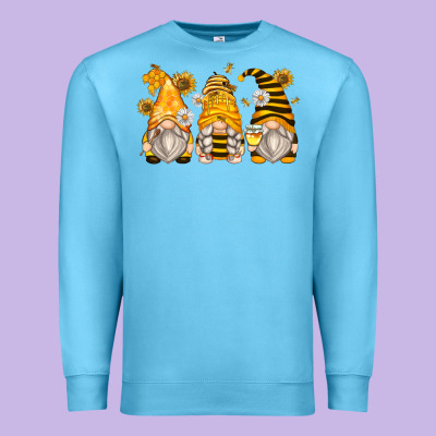 Bumble Bee Gnomes Premium Sweatshirt Designed By Zillion Design Studio