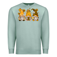 Seafoam bumble bee gnomes Premium Sweatshirt - Zillion Design Studio