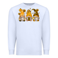 White bumble bee gnomes Premium Sweatshirt - Zillion Design Studio
