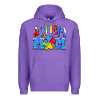 Purple autism mom Premium Hoodie - JahusDesignShop