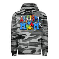 Slate Camo autism mom Premium Hoodie - JahusDesignShop